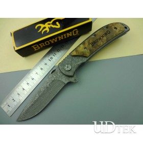 Browning  338 folding knife (copy Damascus) UD50047